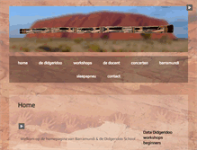 Tablet Screenshot of didgeridoo.nl