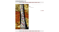 Desktop Screenshot of didgeridoo.cz