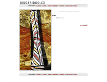 Tablet Screenshot of didgeridoo.cz