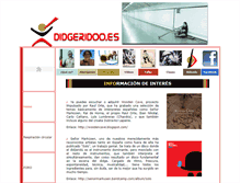 Tablet Screenshot of didgeridoo.es